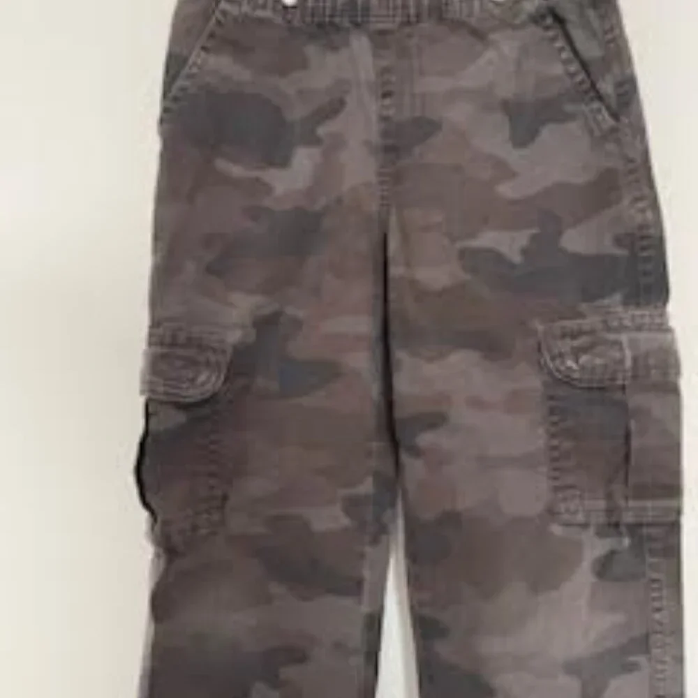 The Children's Place Boys' Pull-on Cargo Pants – Night Camo, Size 6